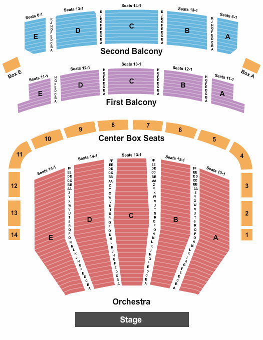 Keller Auditorium Water For Elephants Seating Chart